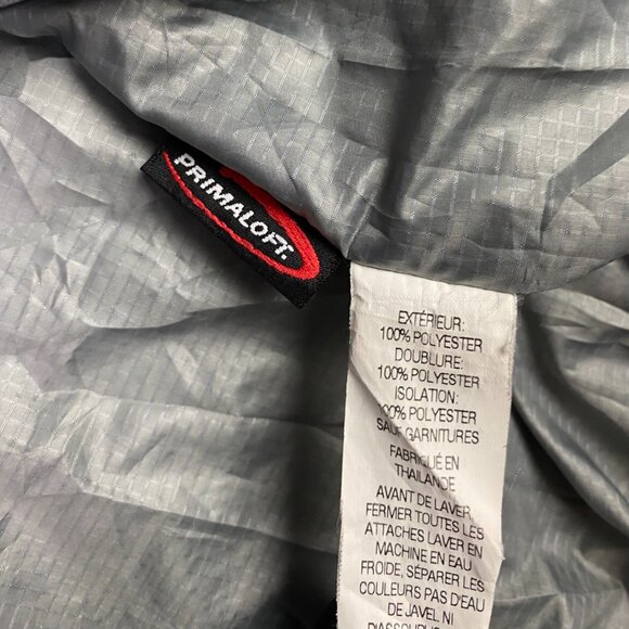 LL Bean Primaloft Vest Men's XXL Black Packable Packaway Hiking Travel Outdoor - Picture 7 of 11